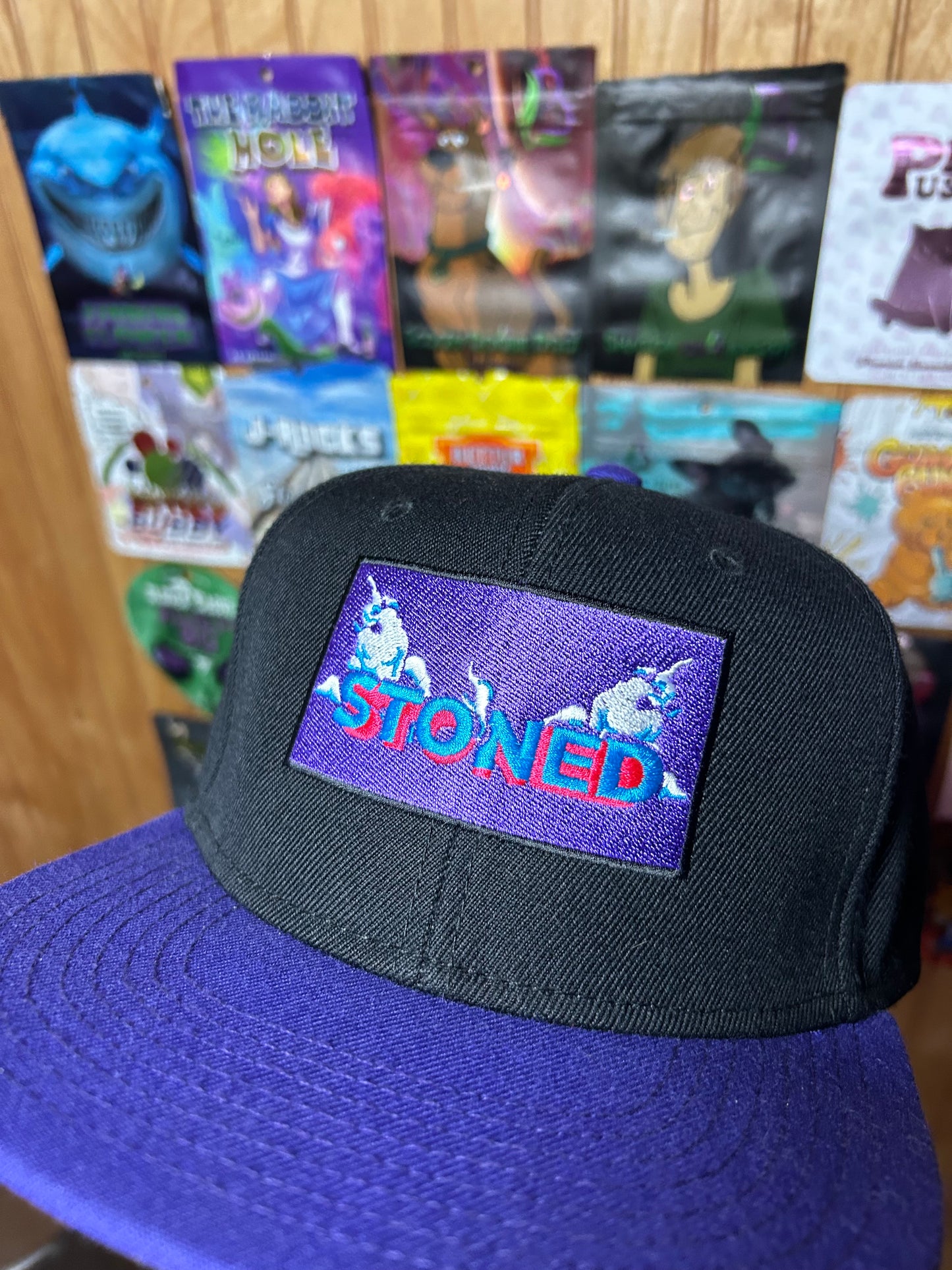 STONED Smoke Snapback Hat